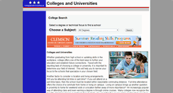 Desktop Screenshot of collegesanduniversities.us